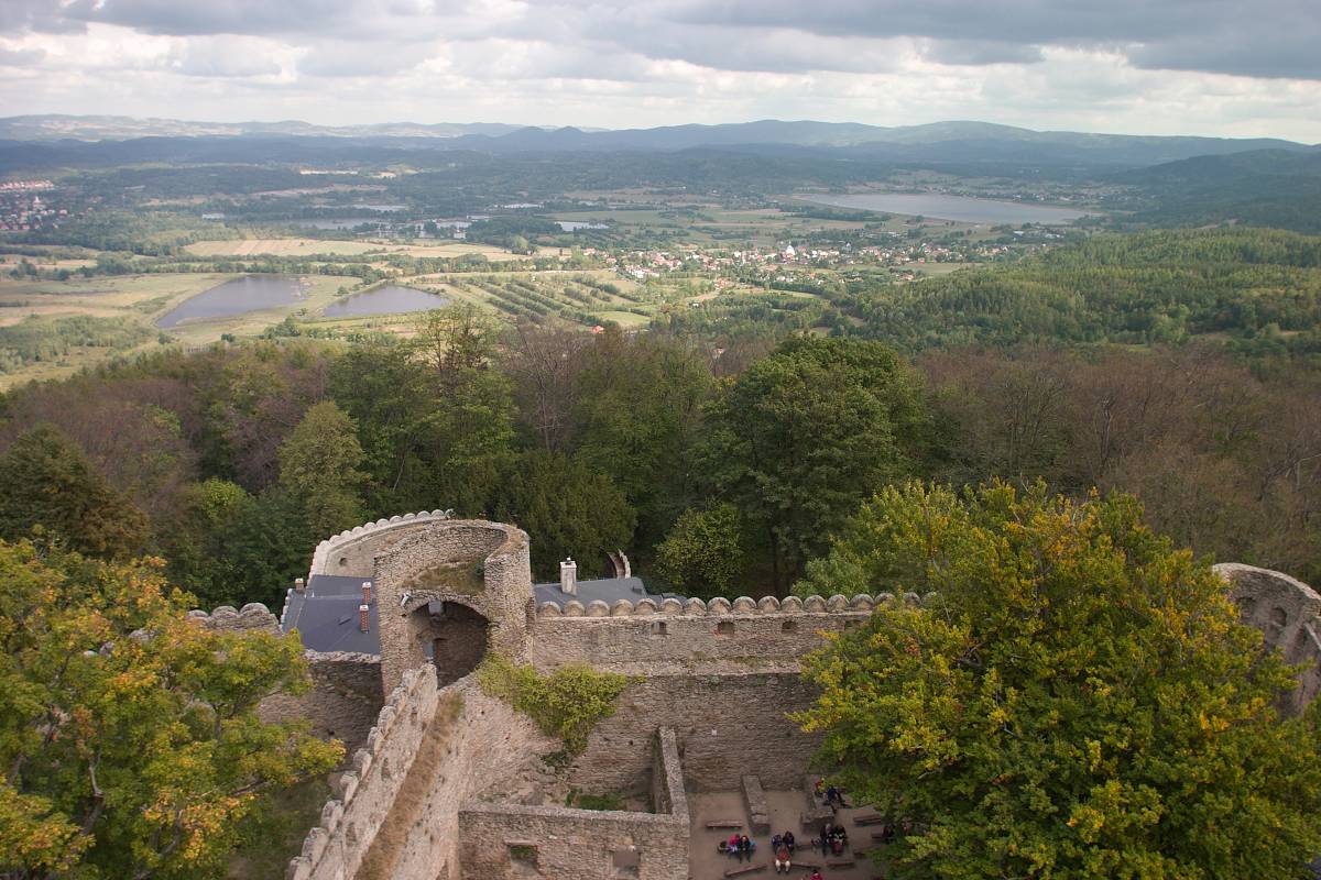 Hrad Chojnik a park miniatur Kowary