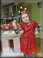 Lilinka před silvestrovskou večeří