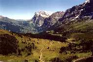 Pohled z Kleine Scheideggu