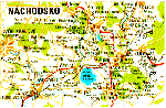 Mapa Nchodska